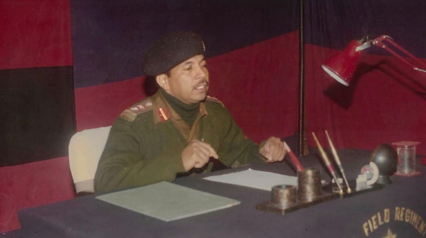 At work in the Field Regiment